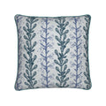 Blue Fynbos Botanical Stripe Cushion Cover