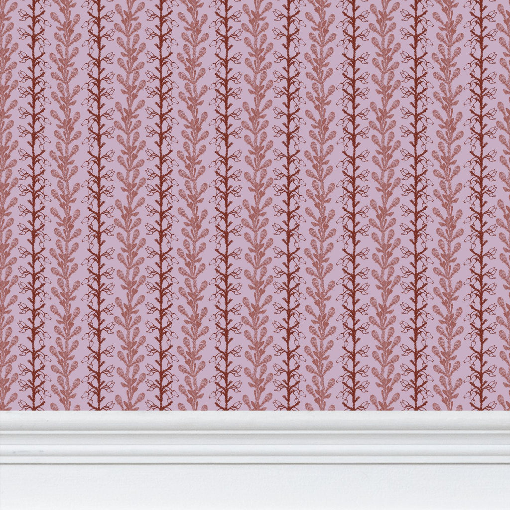 Pink Fynbos Botanical Stripe