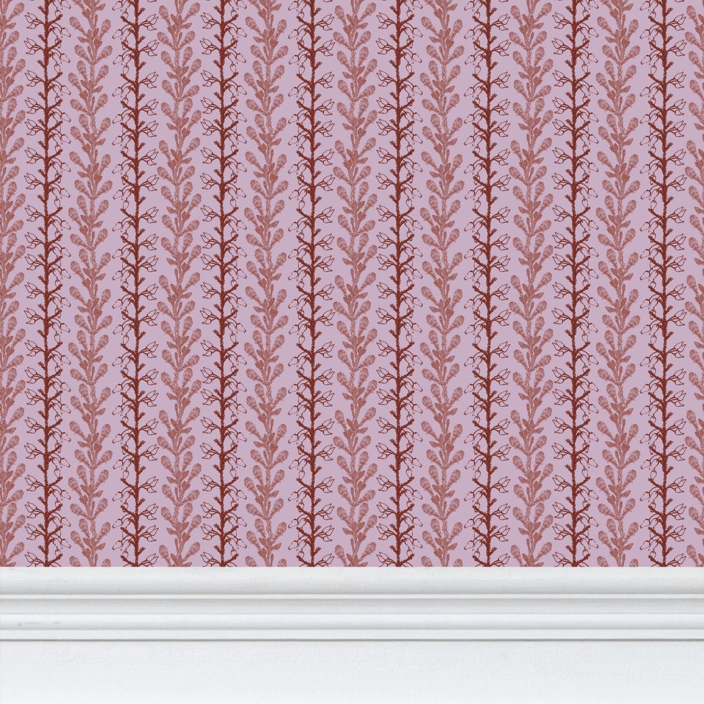 Pink Fynbos Botanical Stripe