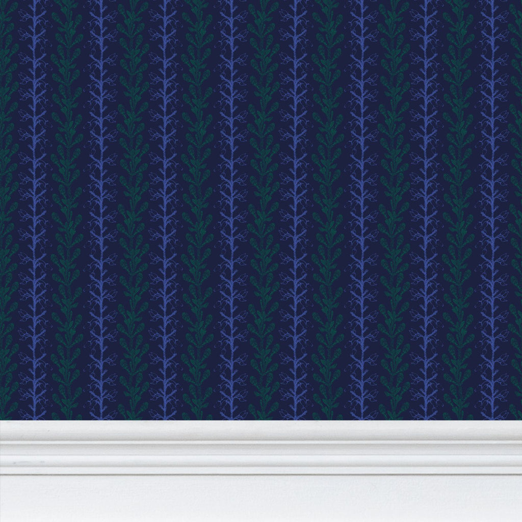 Midnight Fynbos Botanical Stripe