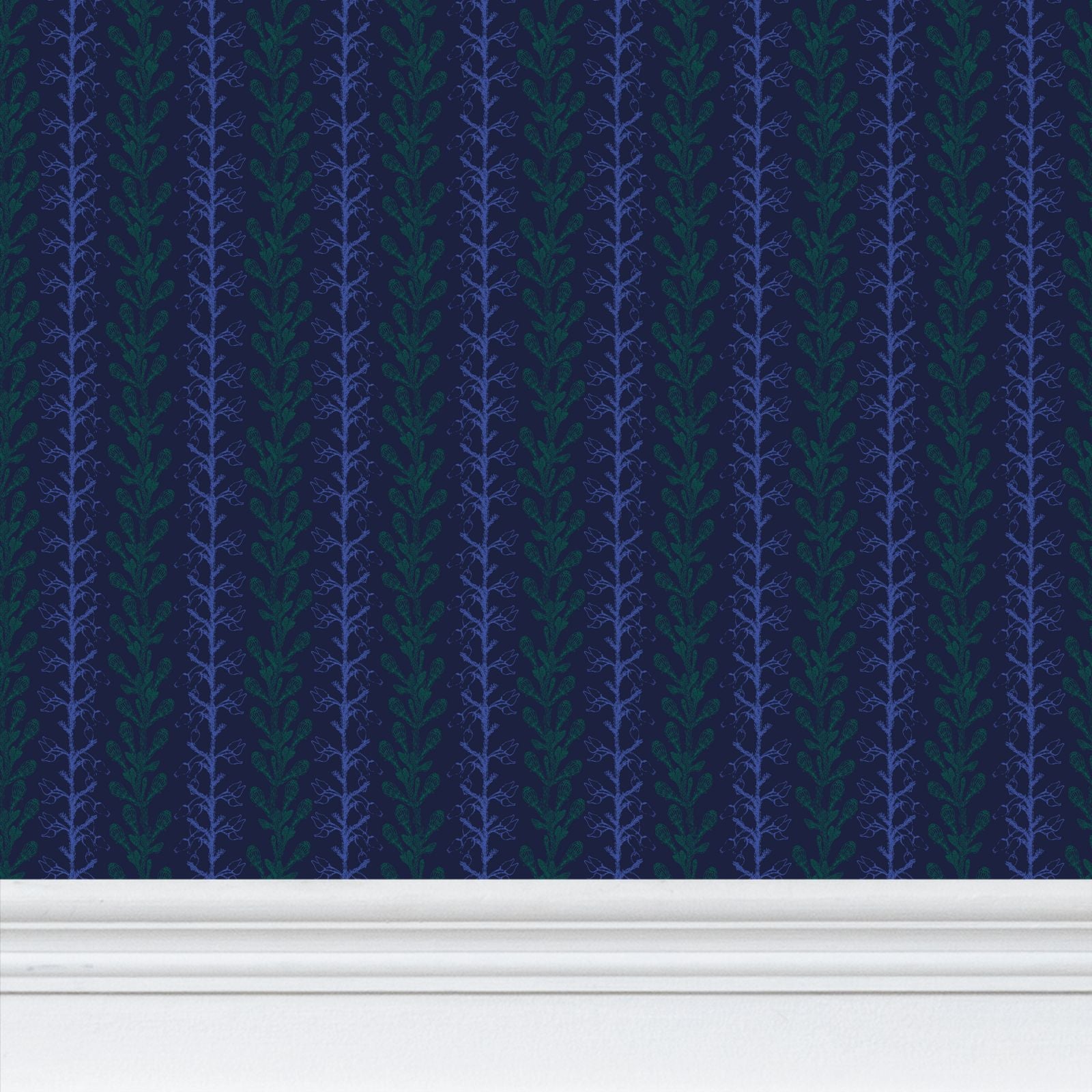 Midnight Fynbos Botanical Stripe