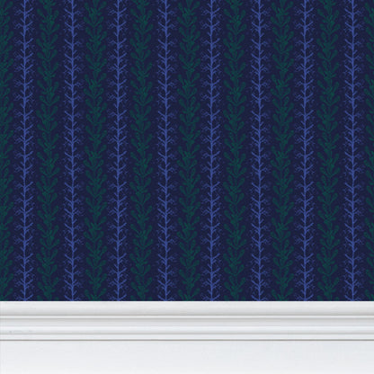 Midnight Fynbos Botanical Stripe