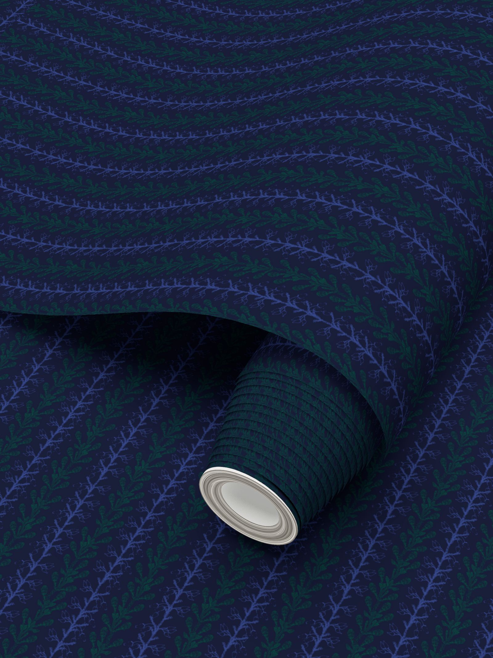 Midnight Fynbos Botanical Stripe