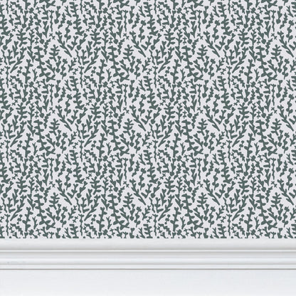 Seafoam Foliage Botanical Wallpaper