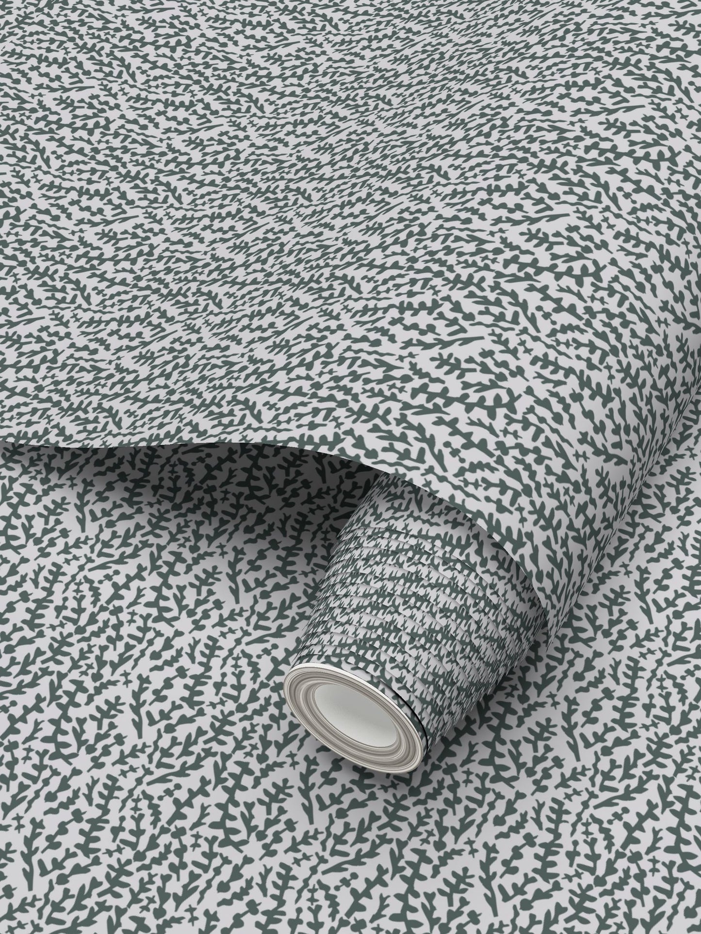 Seafoam Foliage Botanical Wallpaper