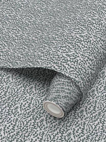 Seafoam Foliage Botanical Wallpaper