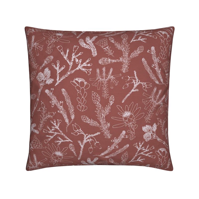 Fynbos Studies Cushion Cover - Terracotta