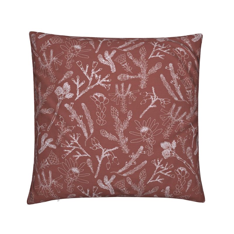 Fynbos Studies Cushion Cover - Terracotta
