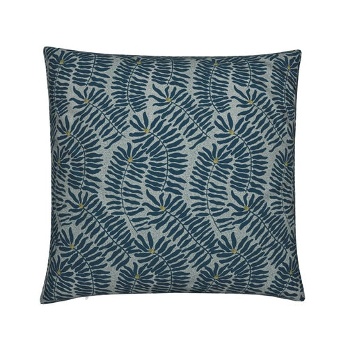 Cone Flower Cushion Cover - Teal