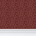 Dark Terracotta Foliage Botanical Wallpaper