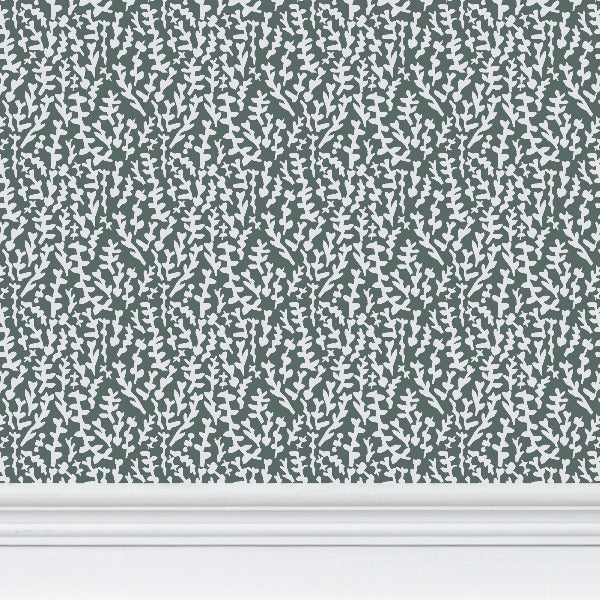 Soft Green Foliage Botanical Wallpaper